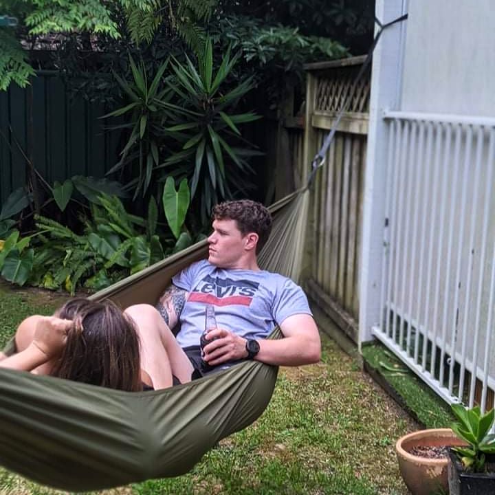 Customer photo review of Ultralight Hammock Set
