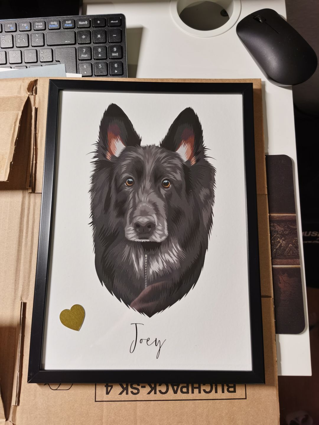 Customer photo review of Portrait deines Tieres im Wasserfarben-Stil