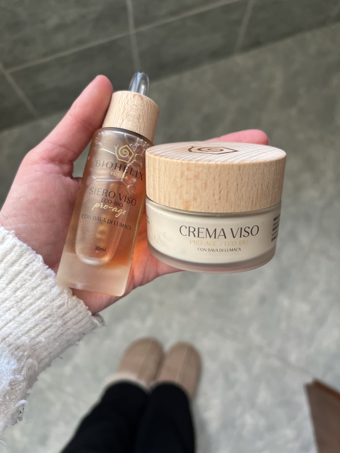 Customer photo review of Crema viso + Siero viso