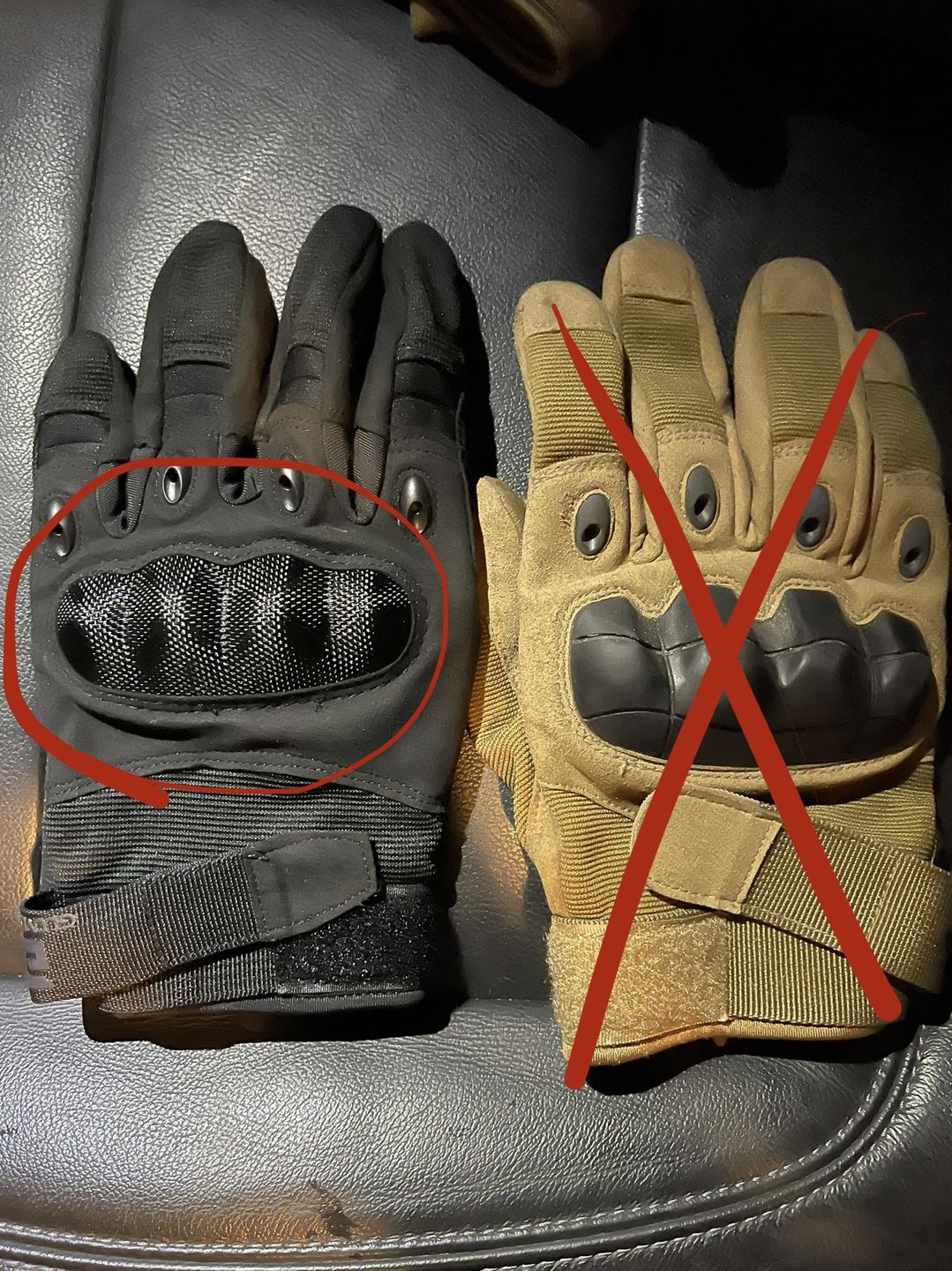 Customer photo review of The Combat - Black - 1 Pair