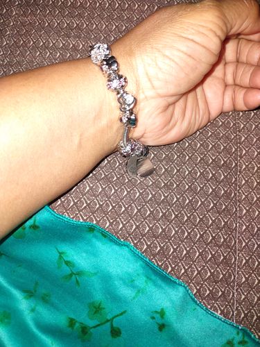 Customer photo review of Mother Daughter Eternal Love Bracelets