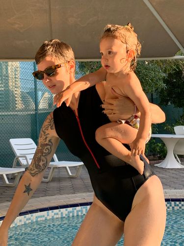 Customer photo review of Syla One Piece Swimwear