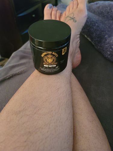 Customer photo review of Respected Roots Body Butter (Original Scent 8oz)