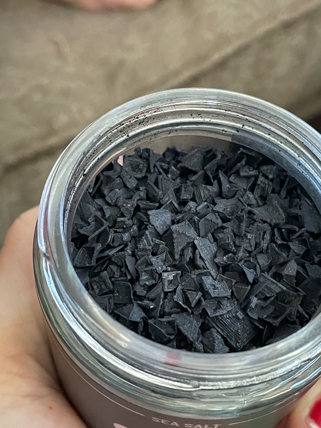 Customer photo review of Black Flakey Sea Salt | Chef Collection