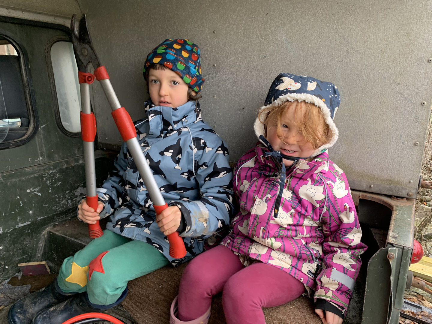 Customer photo review of Winter Owls Sherpa Hat