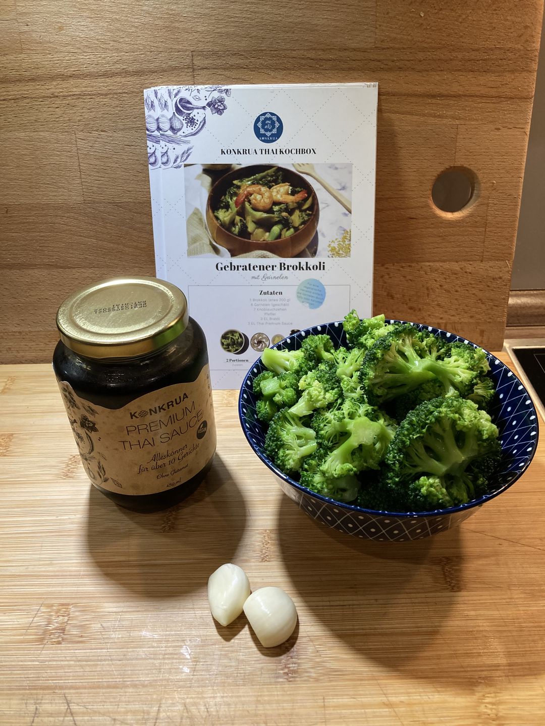 Customer photo review of Premium Thai Sauce mit 10 Rezeptkarten (für 13-15 Portionen)