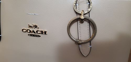 Customer photo review of Ouroboros Keychain | Brass