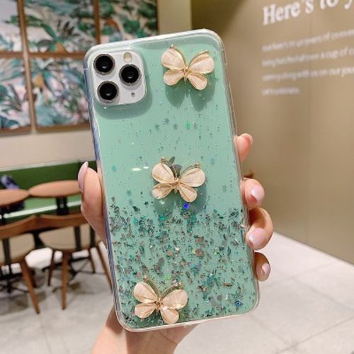 Customer photo review of Bling Glitter Star Butterfly iPhone Case