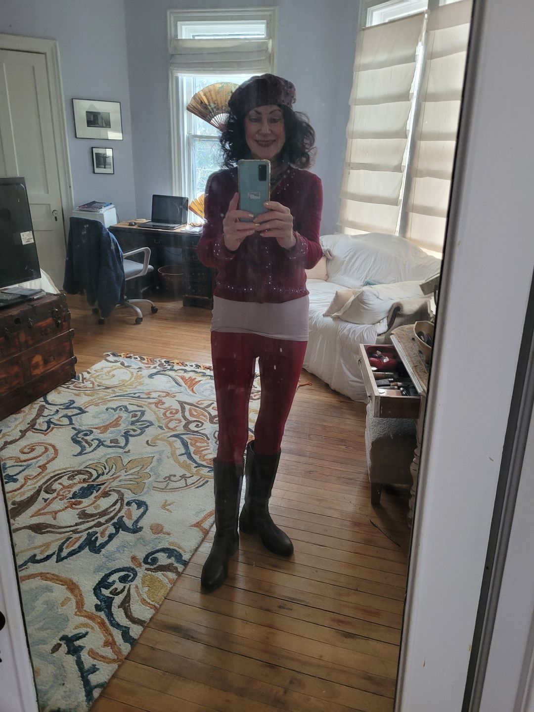 Customer photo review of Sherpa-Cotton Leggings