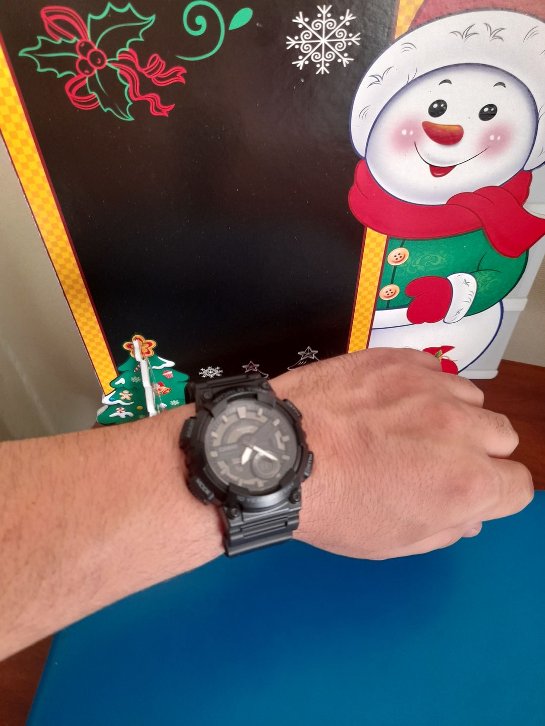 Customer photo review of Reloj Casio Análogo-Digital Vintage AEQ-110W-1BVDF Negro