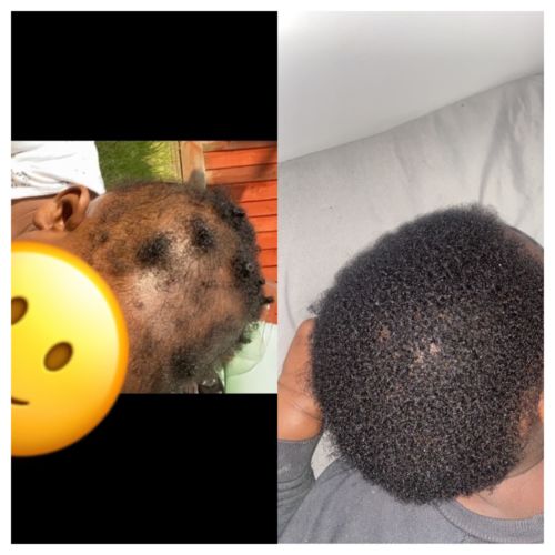 Customer photo review of Inches - Hair & Beard Oil