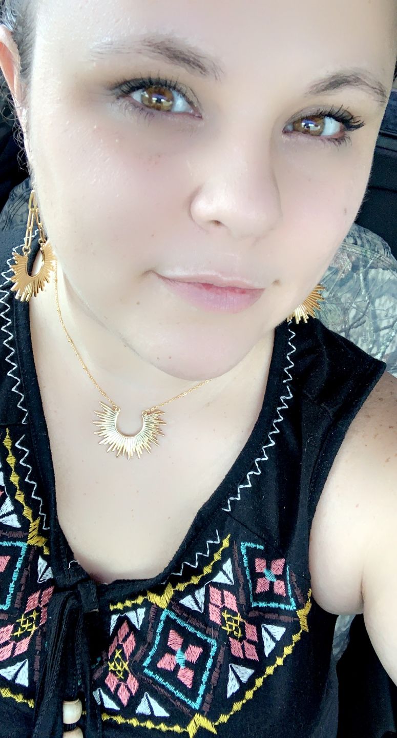 Customer photo review of Boho Earrings