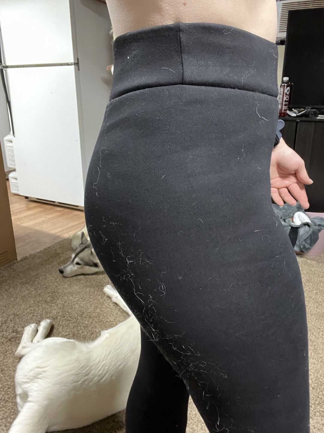Customer photo review of Sherpa-Cotton Leggings