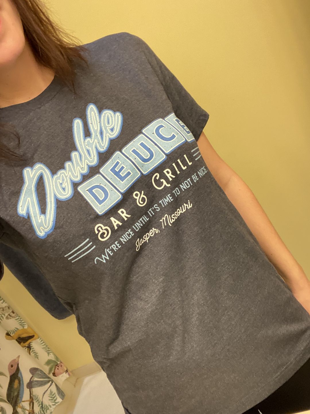 Customer photo review of Double Deuce Men's/Unisex Super Soft Tee