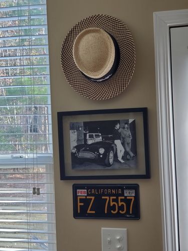 Customer photo review of 1968 CALIFORNIA LICENSE PLATE 6"x12" (156.5mm x 305mm)