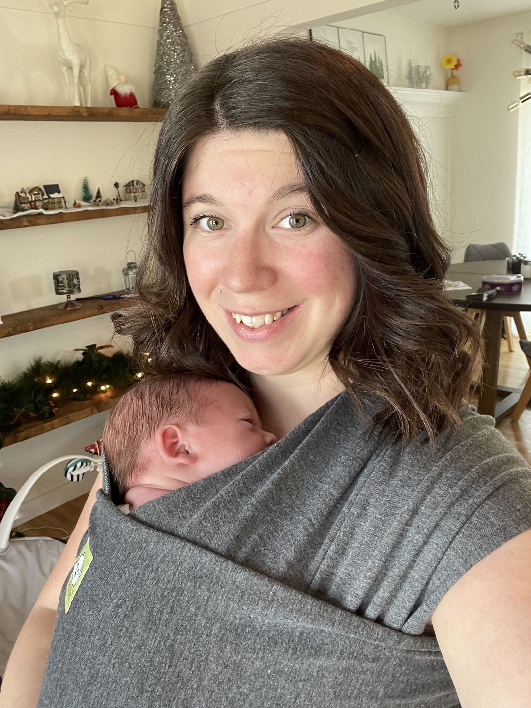 Customer photo review of Baby Wrap Carrier