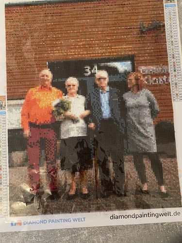 Kundenbewertung mit Foto zu Eigenes Foto / Eigenes Design Diamond Painting