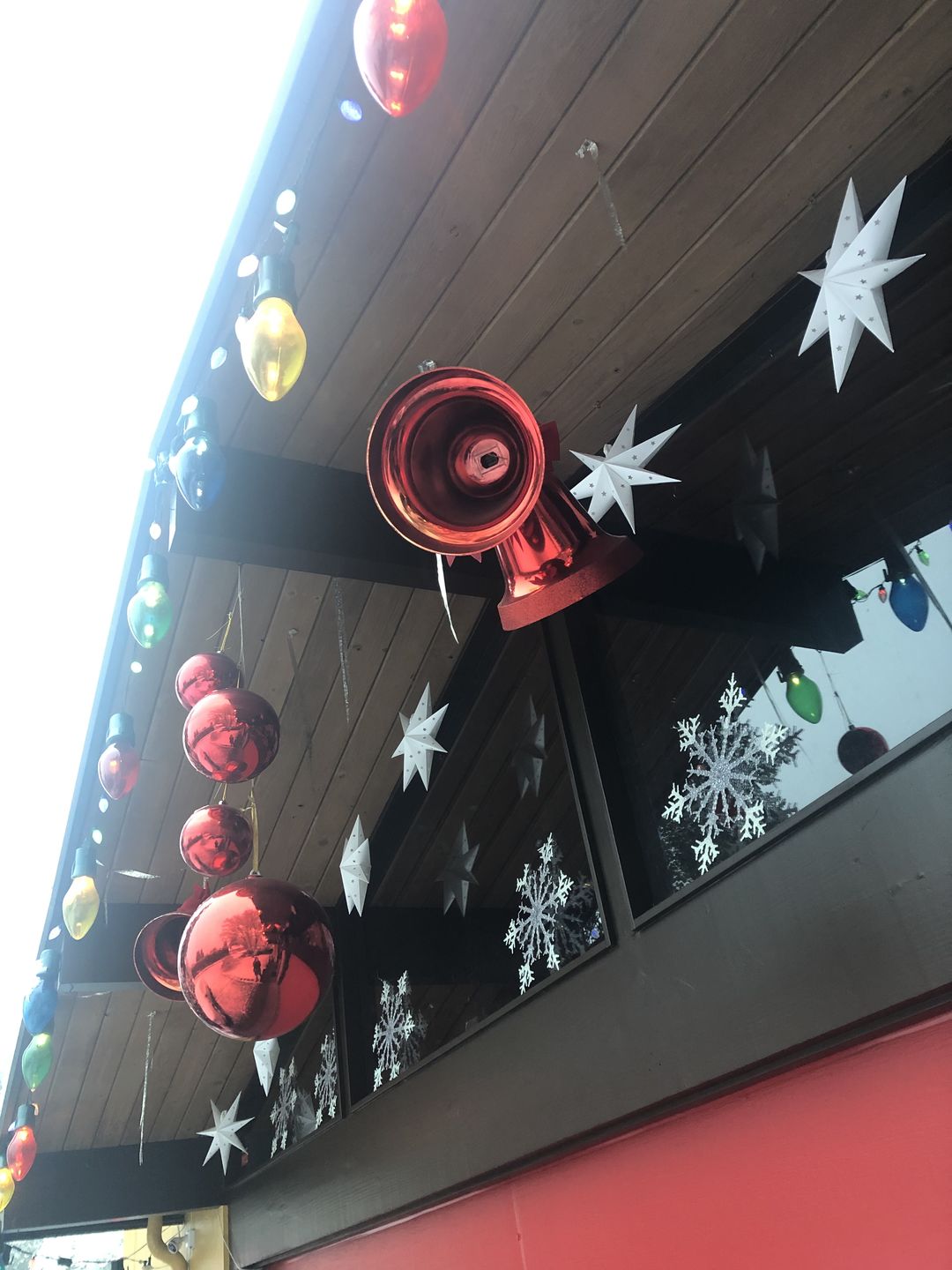 Customer photo review of 14" White 7-Point Weatherproof Star Lantern Lamp, Hanging Decoration (Shade Only)