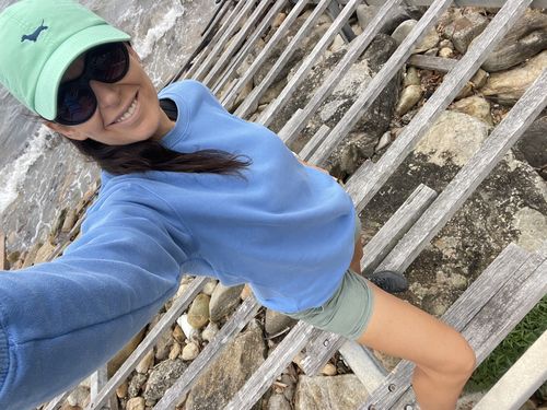 Customer photo review of Unisex Ridgway Crew Blue