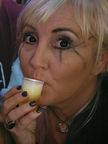 Customer photo review of Annulus Black Cosplay Contact Lenses