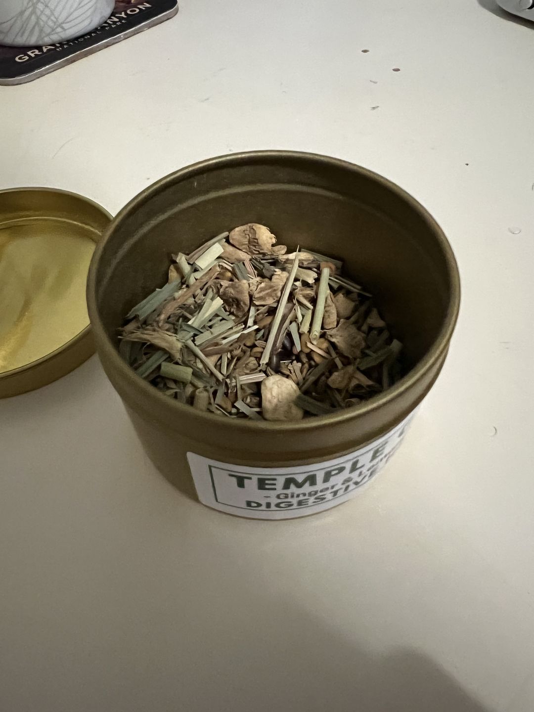 Customer photo review of Temple Gold - Tea for Digestive Health