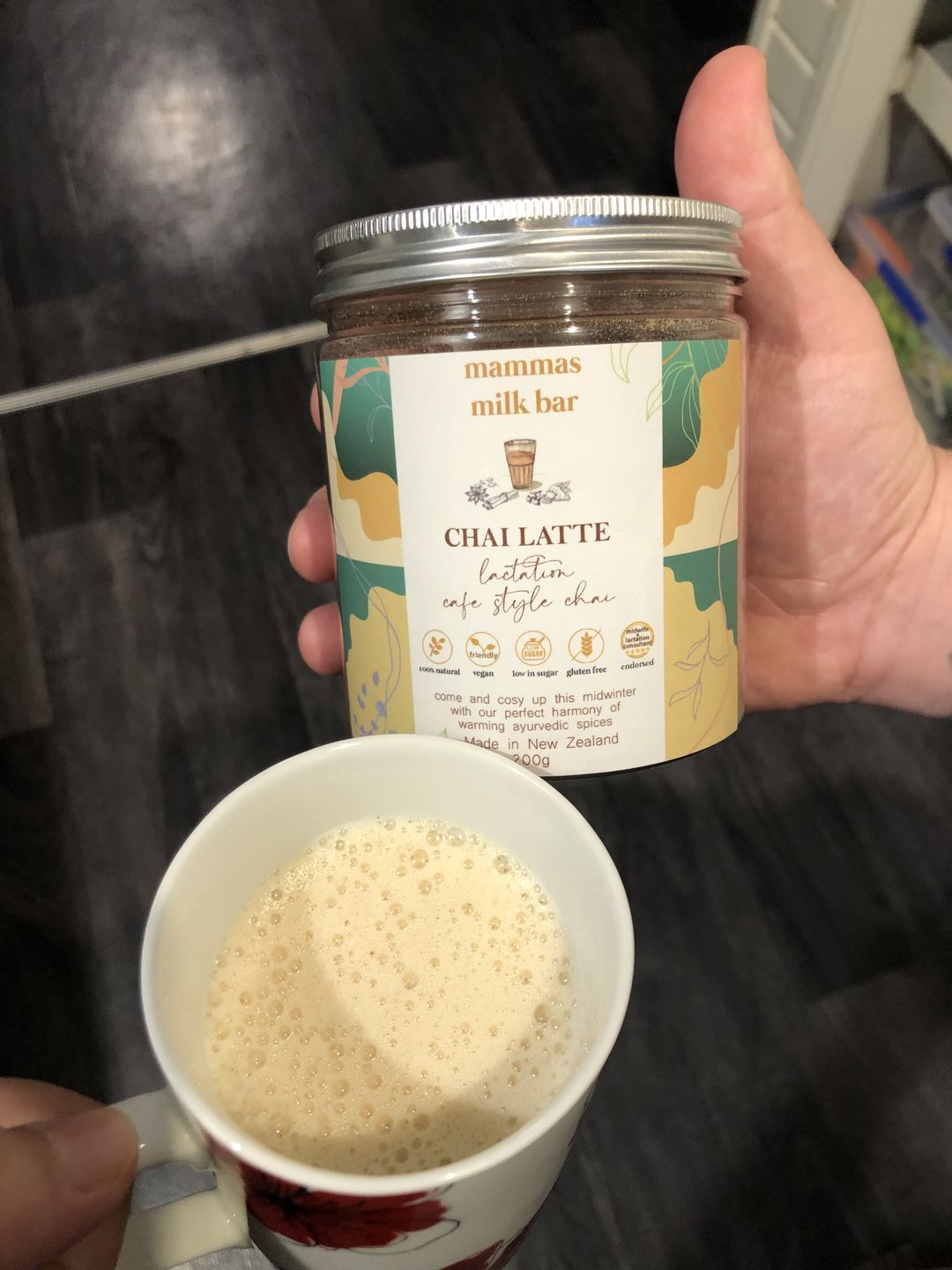 Customer photo review of Lactation Chai Latte
