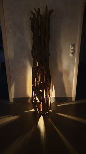 Customer photo review of Teak Wurzelholz Stehleuchte ACE | Höhe 150 oder 180 cm