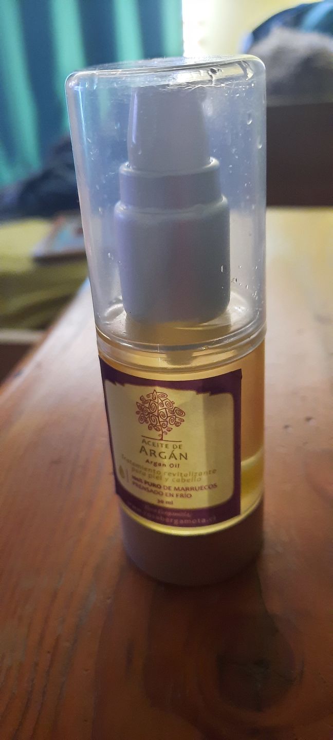 Customer photo review of Aceite de Argán 50ml + Agua de Rosas Orgánica 120ml