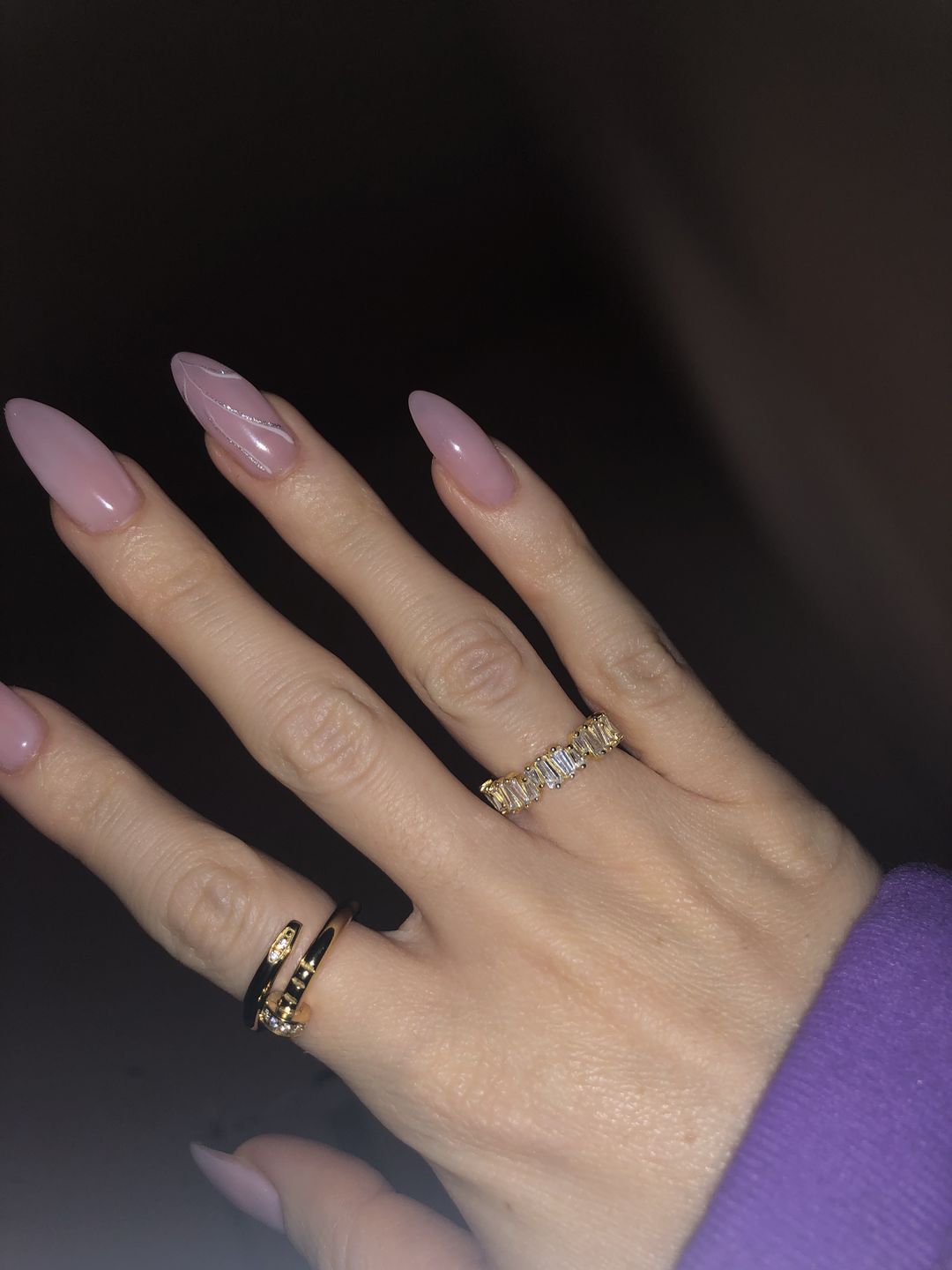Customer photo review of Cristallo Ring | 18K vergoldet