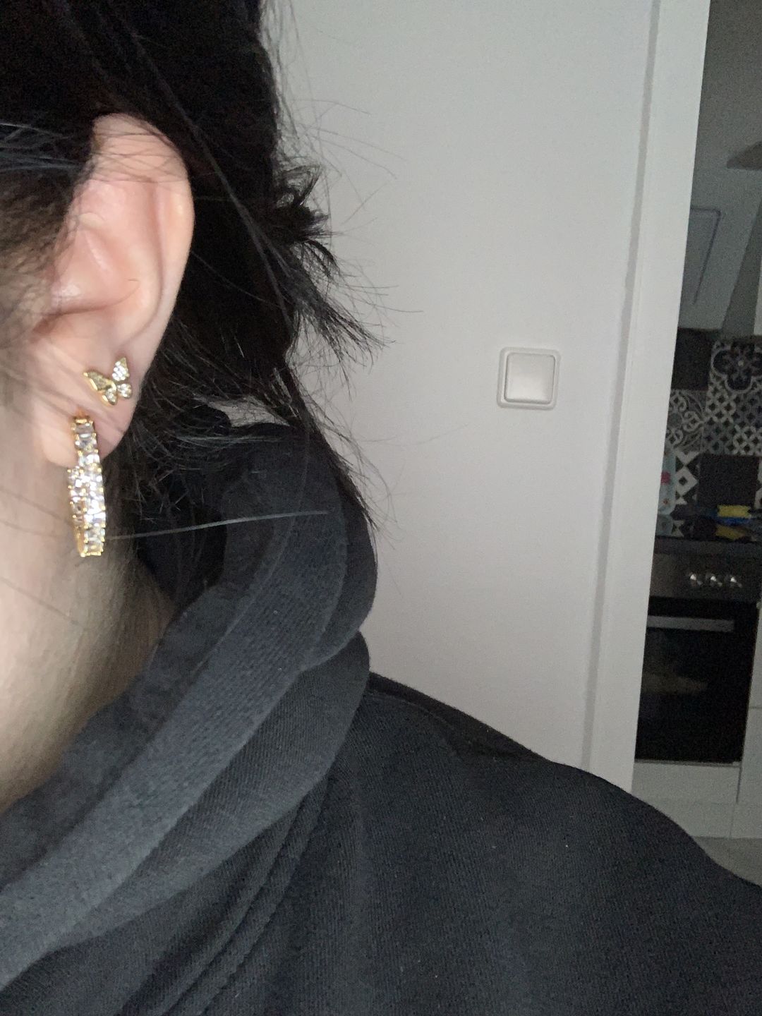 Customer photo review of Butterfly Ohrstecker | 925 Echtsilber