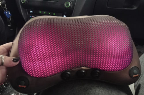 Customer photo review of EMA™ - Coussin Masseur Chauffant | My Relief