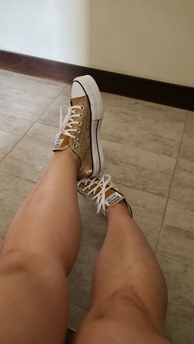 Zapatilla Converse Chuck Taylor Lift Mujer Dorado - Blockstore.cl