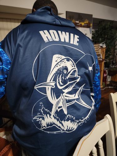 Customer photo review of German Shorthaired Pointer dog Hunting Custom all over print Shirts  - Personalized gift for men, women and kid - IPH2417