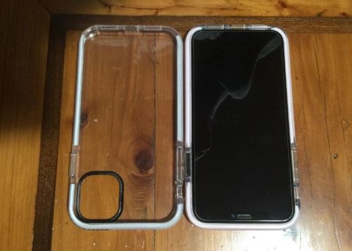 Customer photo review of Shockproof Transparent iPhone Case