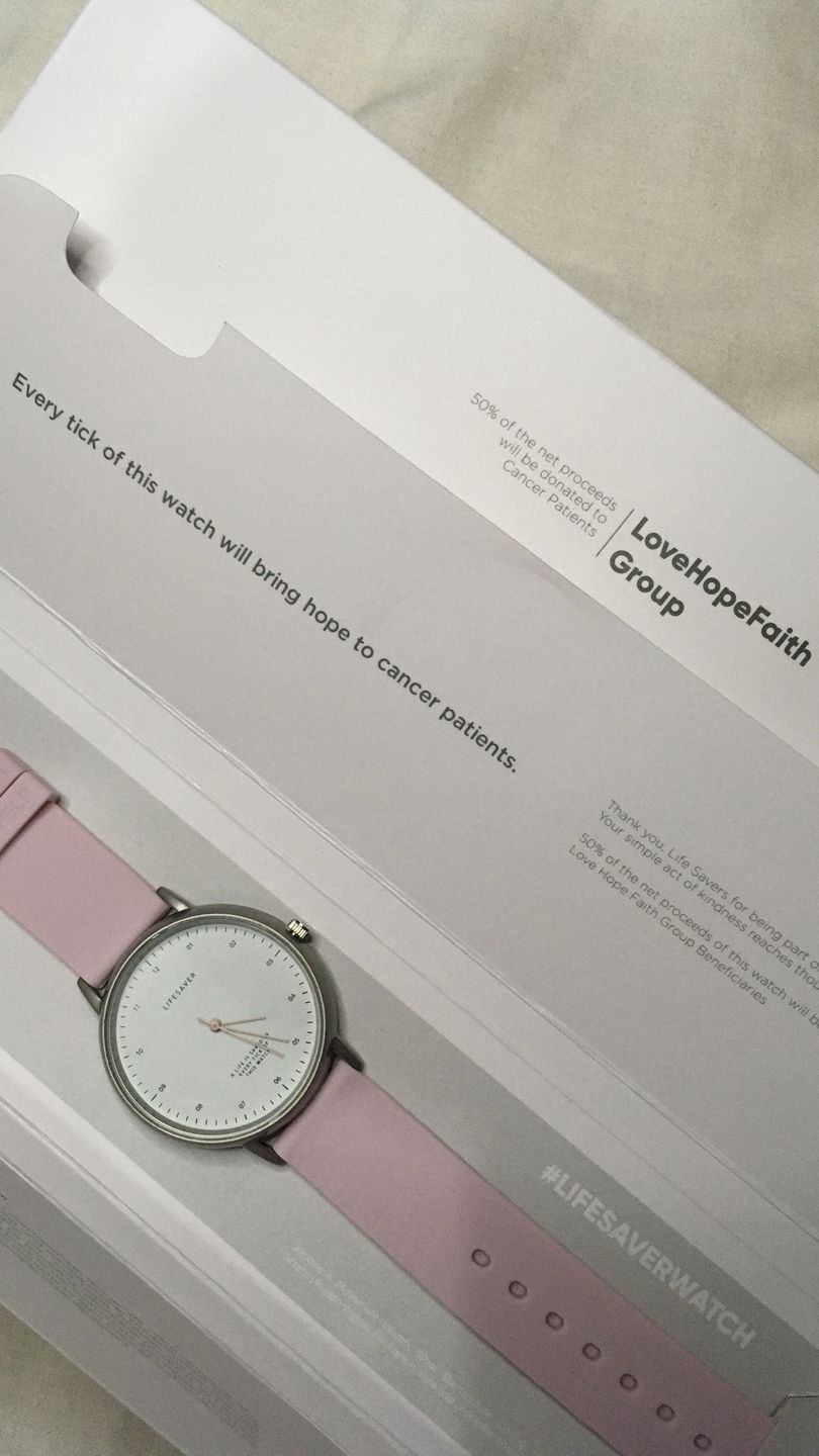 Customer photo review of Life Saver Watch 4.0 – Pink
