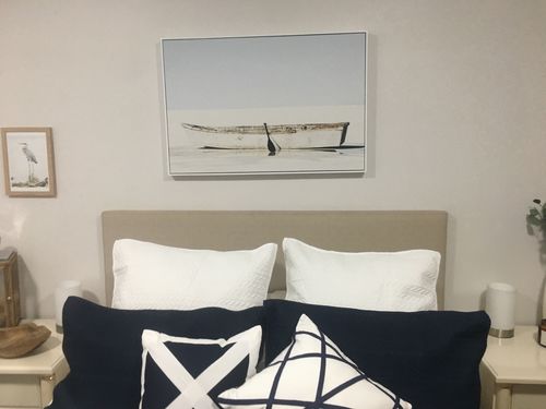 Customer photo review of Lost Lakes | Framed Canvas