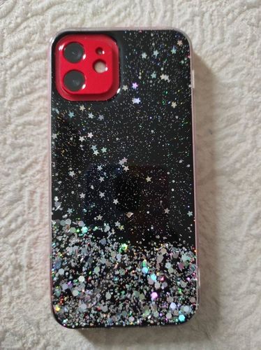 Customer photo review of Glitter Bling Sequins iPhone Case