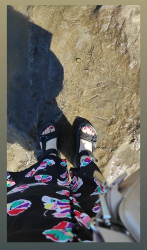 Customer photo review of SANDALIA PLATAFORMA NEGRA 25274