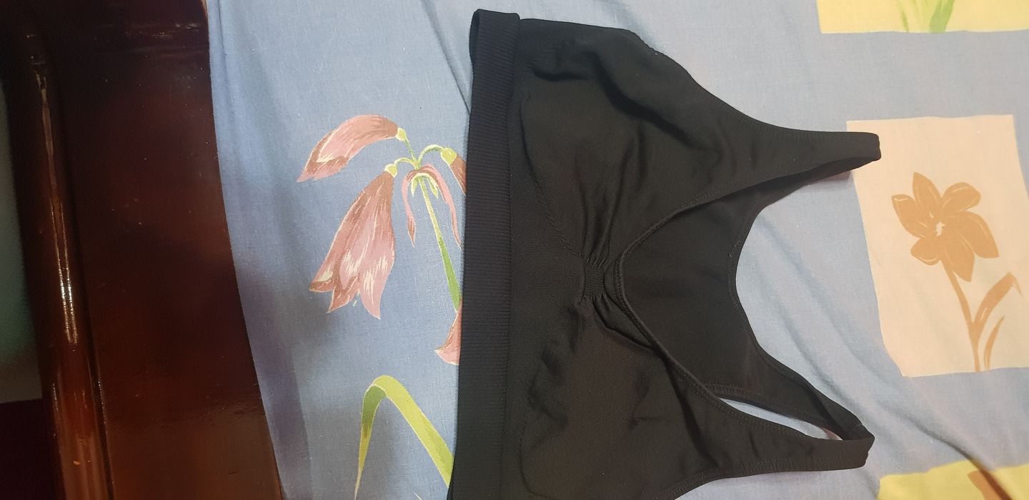 Customer photo review of Seamless Bust Support Back Fat Smoothing Bra