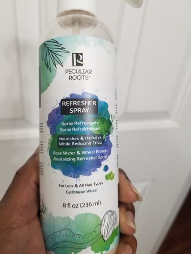 Customer photo review of Refresher Spray w/ Rose Water | 8 oz