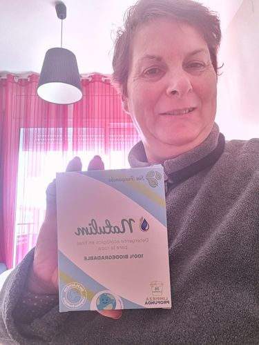 Customer photo review of Eco-Tiras de Detergente 40 lavados Natulim