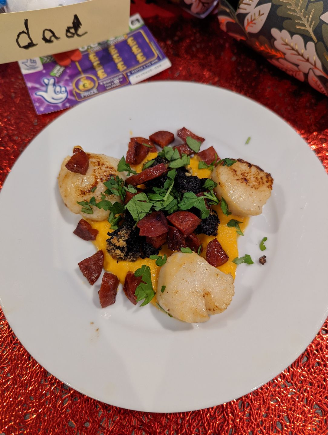 Customer photo review of Fresh King Scallops