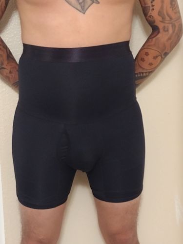 Customer photo review of Men's Girdle Compression Shorts