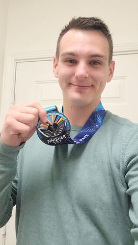 Customer photo review of Together We Rise 2021 Finisher Medal
