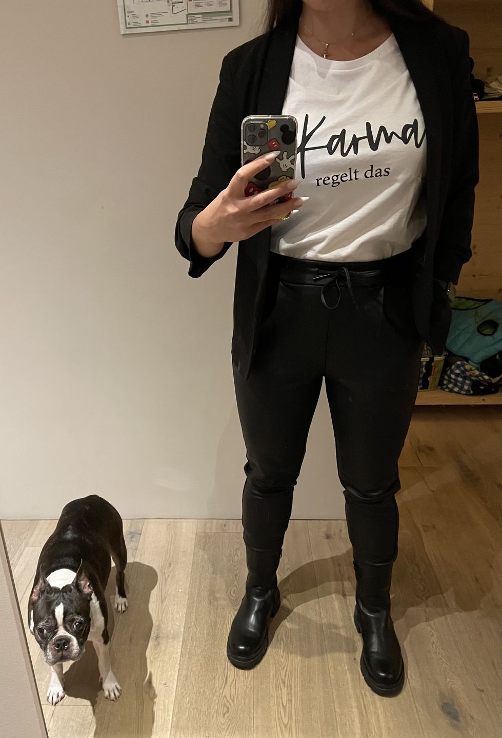 Customer photo review of Karma regelt das 100% Bio T-Shirt