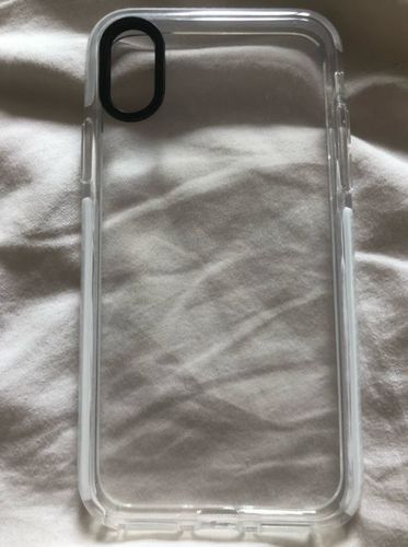 Customer photo review of Shockproof Transparent iPhone Case