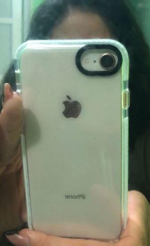 Customer photo review of Shockproof Transparent iPhone Case