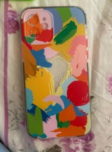 Customer photo review of Graffiti Art Clear iPhone Case