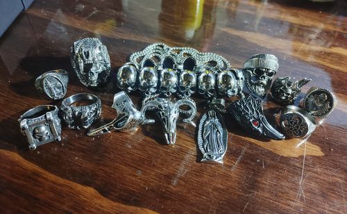Customer photo review of BEARDED SKULL RING