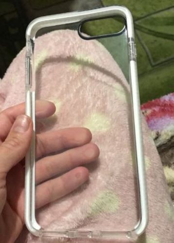 Customer photo review of Shockproof Transparent iPhone Case